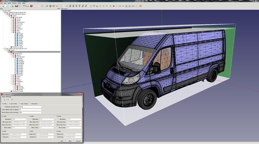 Simulation camion